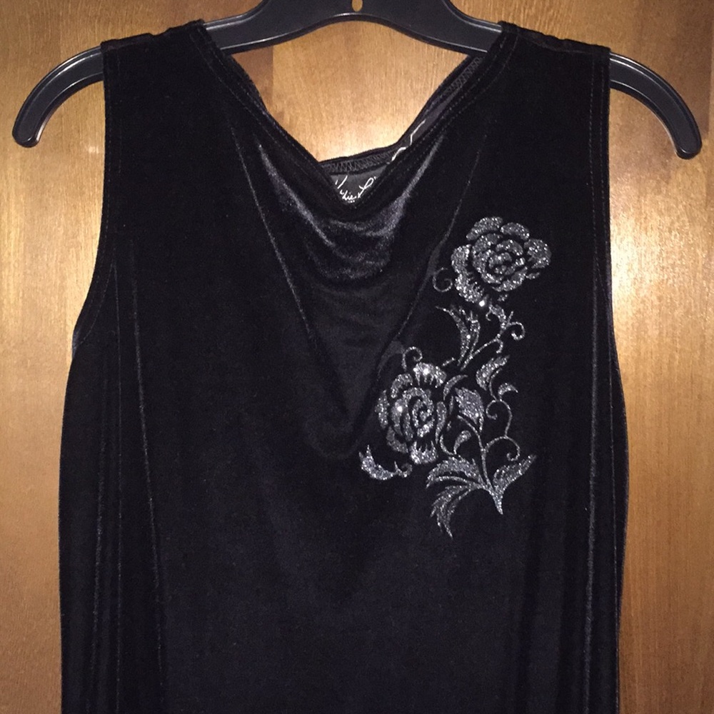 Classy Faux Velvet Dress